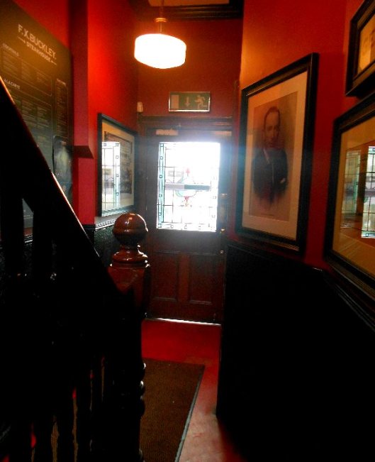 Inside the door of Bongo Ryans pub in Dublin